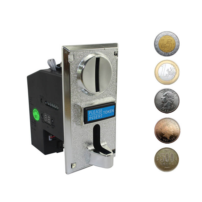 Arcade Games Vending - Multi Coin Acceptor Electronic Roll Down
