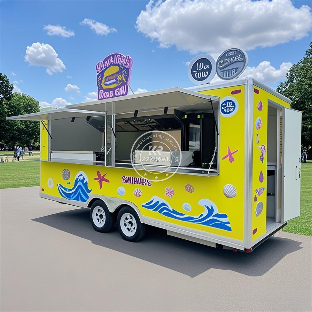 Hot Dog Vending Cart - Concession Hot Dog Food Truck Mobile