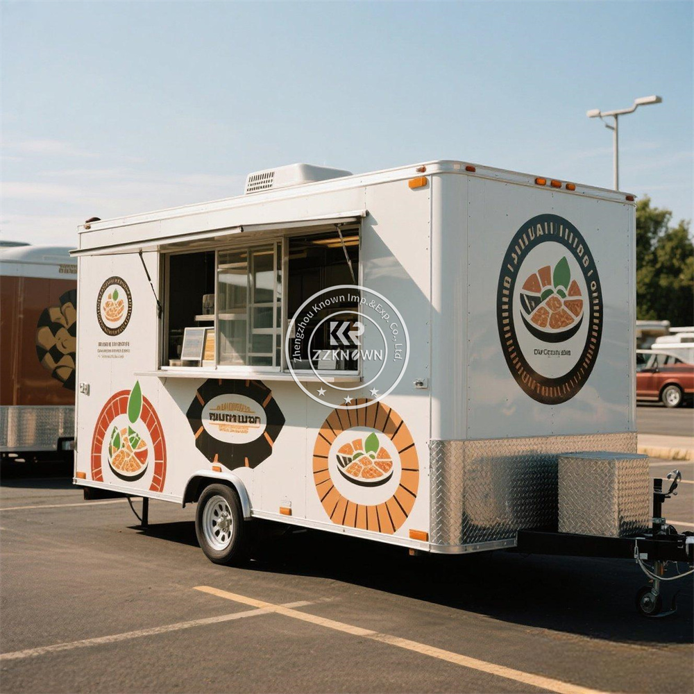 Hot Dog Vending Cart - USA Standard Concession Mobile Food Truck