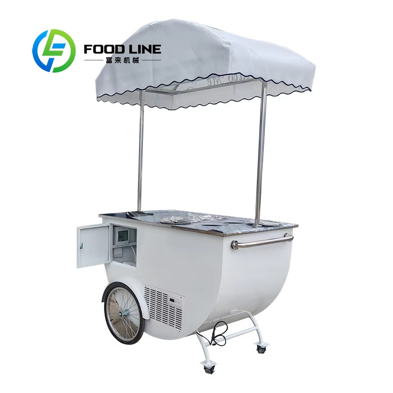 Customized Commercial Mobile V - Hot Dog Vending Cart 评论和价格
