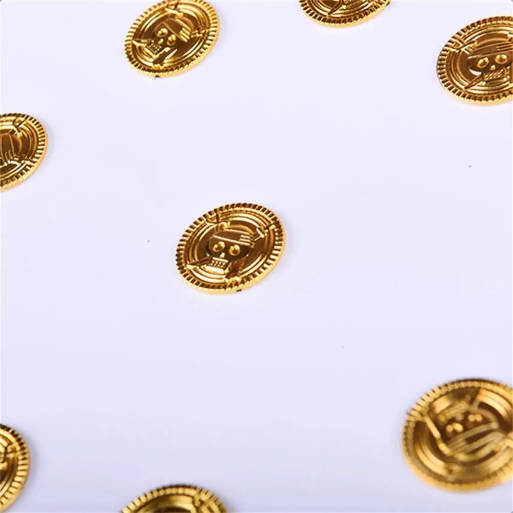 Plastic Pirate Gold Coins Gold - Arcade Game Coin 评论和价格