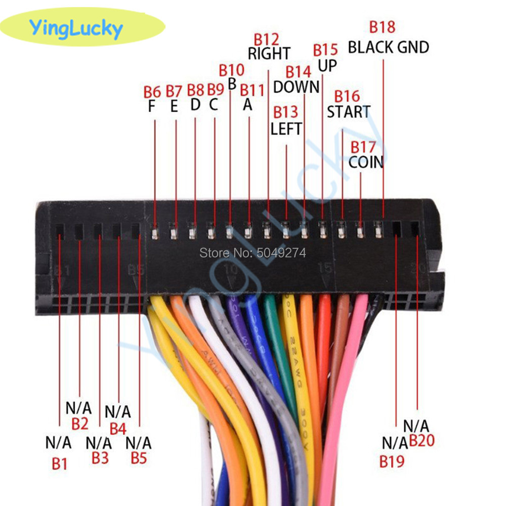 Arcade Cabinet 40-pin Wire Har - Arcade Vibes 评论和价格