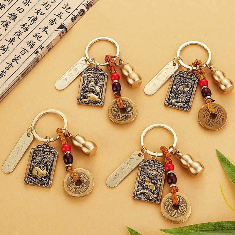 Copper zodiac Luck Token Keych - Token Coin Mechanism 评论和价格