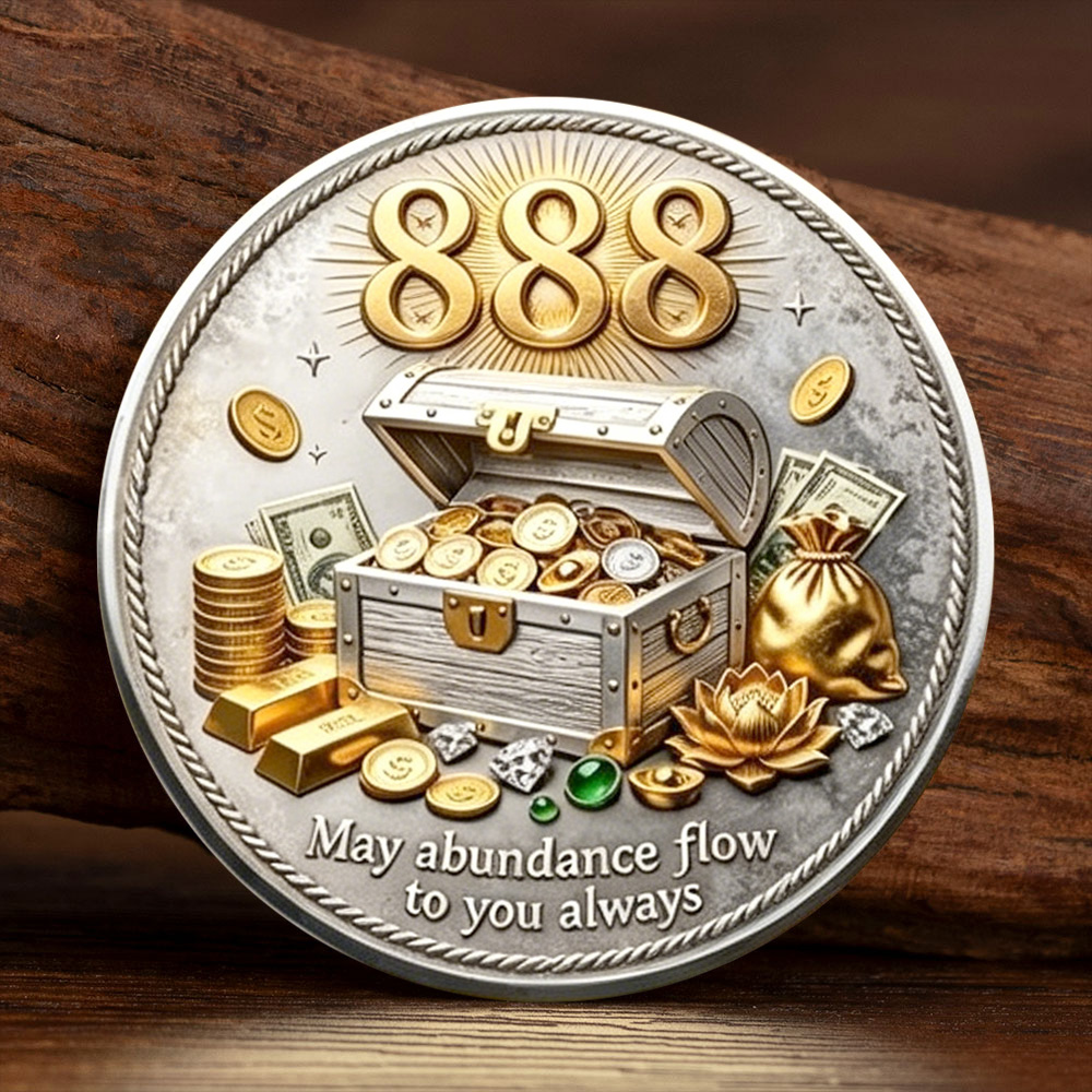 2D Gold Silver Plated 888 Ange - Token Coin Mechanism 评论和价格