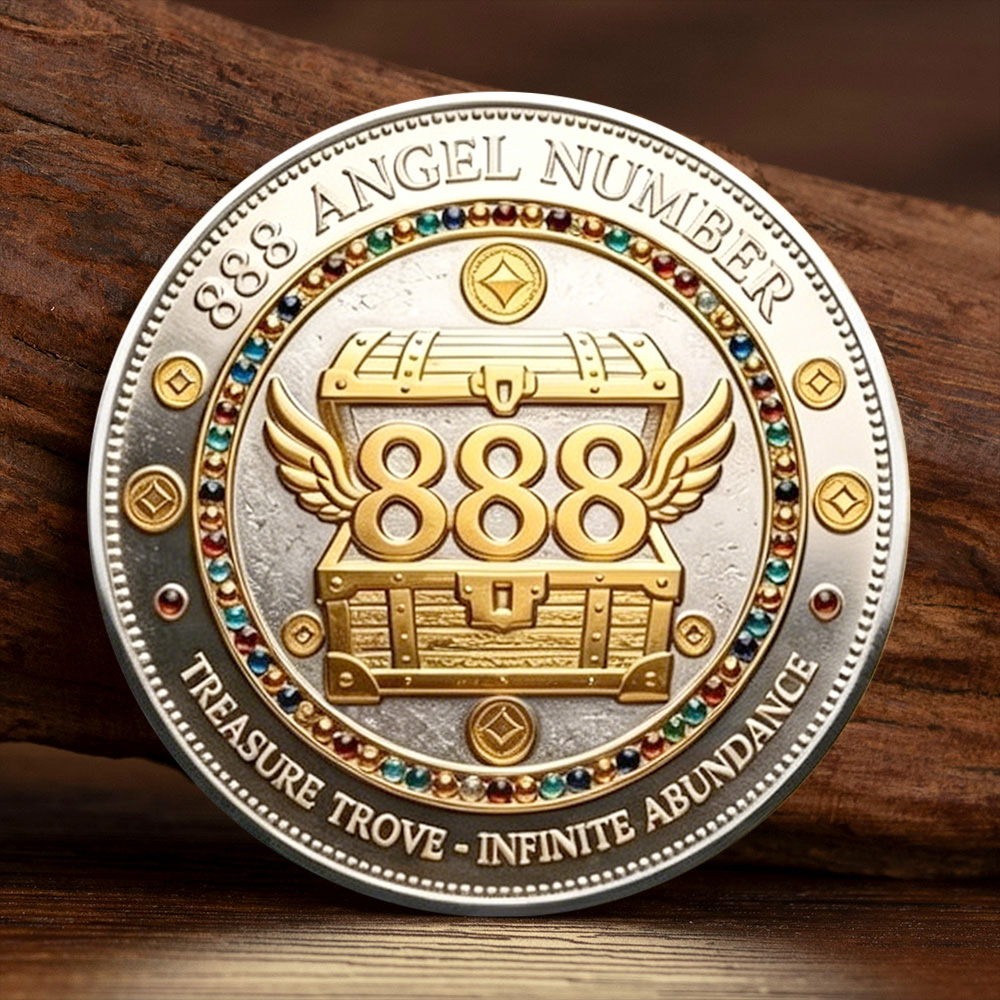 2D Gold Silver Plated 888 Ange - Token Coin Mechanism 评论和价格