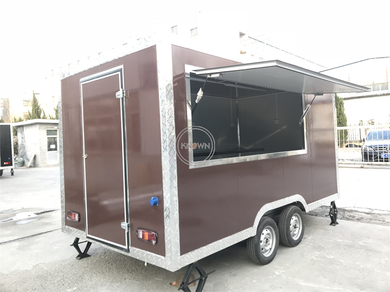 Outdoor Hot Dog Fast Food Truc - Hot Dog Vending Cart 评论和价格