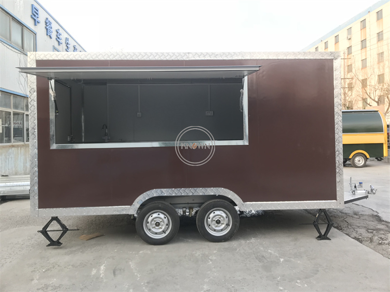 Outdoor Hot Dog Fast Food Truc - Hot Dog Vending Cart 评论和价格