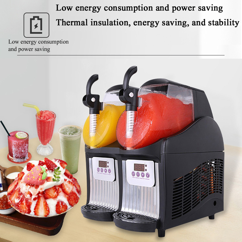 Slushy Machine,4L Double Cylin - Slushie Machine Vending 评论和价格