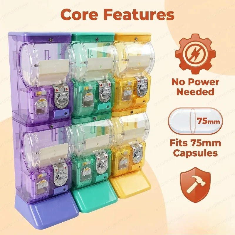 Transparent White Two Tier Gas - Arcade Vending Machine 评论和价格