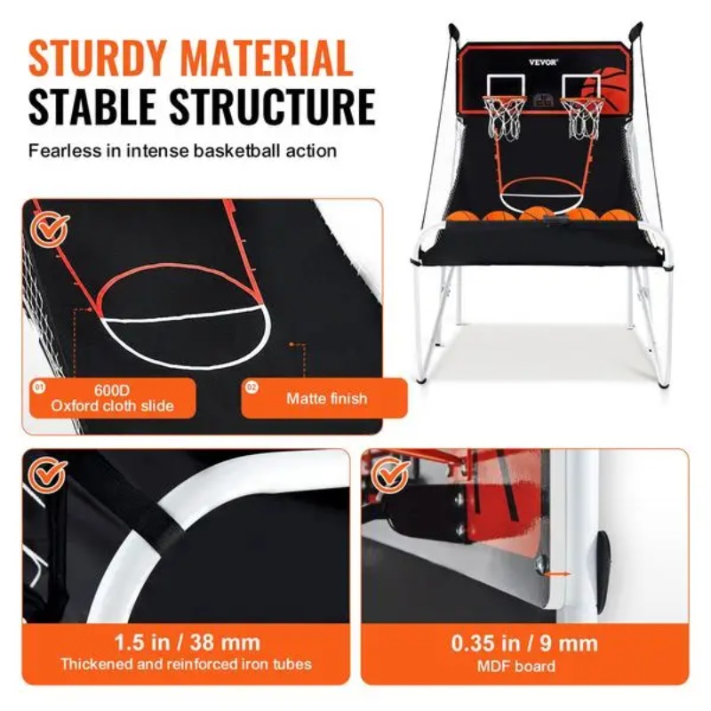 【Hot Item】Foldable Basketball  - Arcade Games & Vending Co 评论和价格