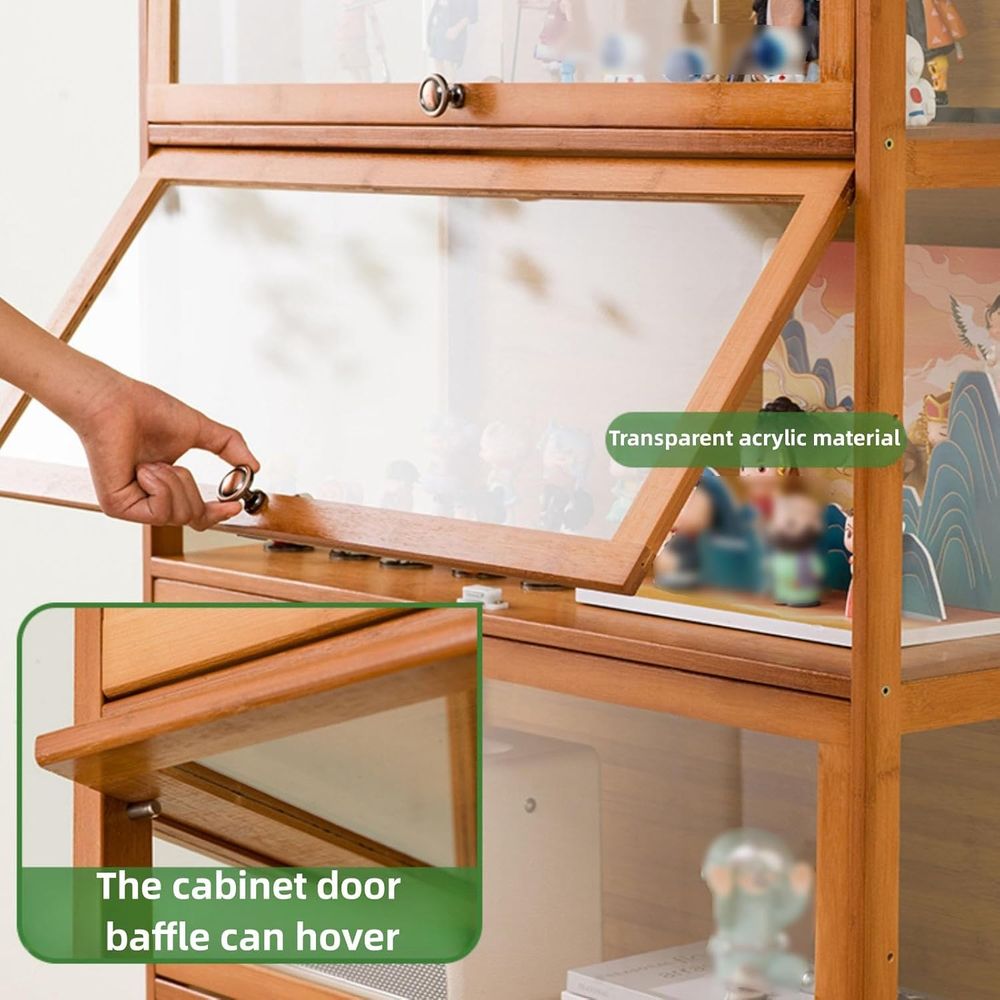 Acrylic Glass Curio Cabinet -  - Glass Cabinet Display 评论和价格