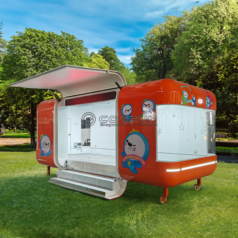 Street Mobile Food Trailer Piz - Hot Dog Vending Cart 评论和价格