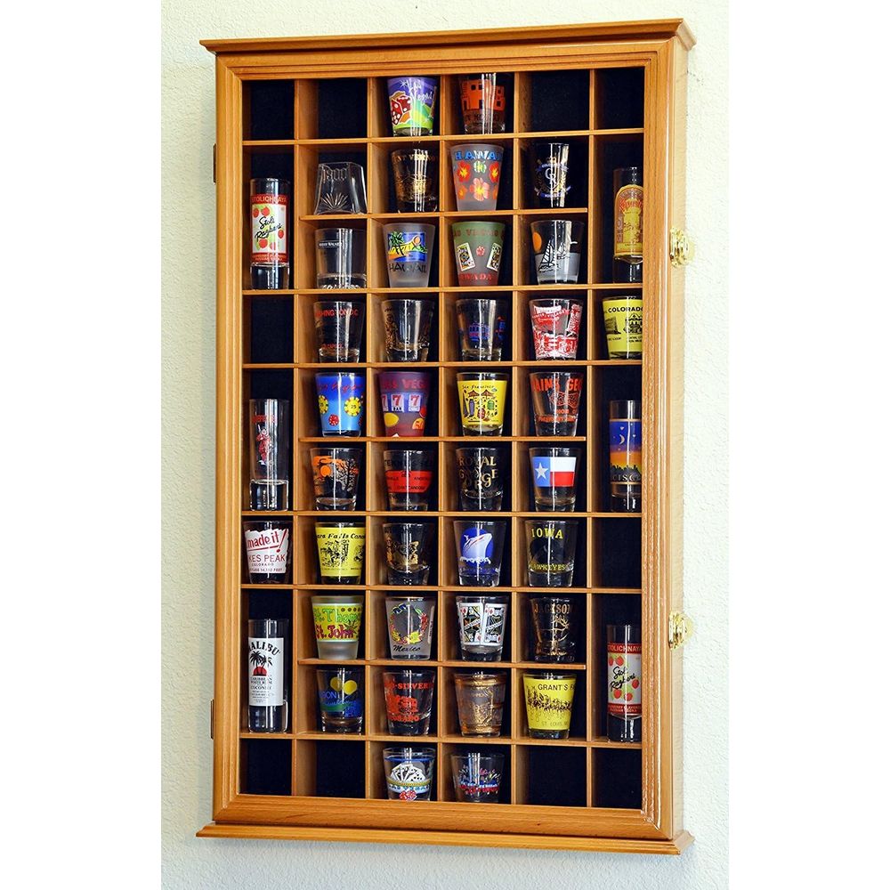 54 Shot Glass Shotglass Shoote - Glass Cabinet Display 评论和价格