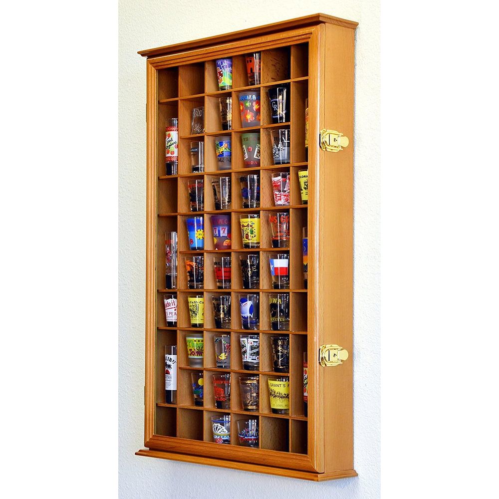 54 Shot Glass Shotglass Shoote - Glass Cabinet Display 评论和价格