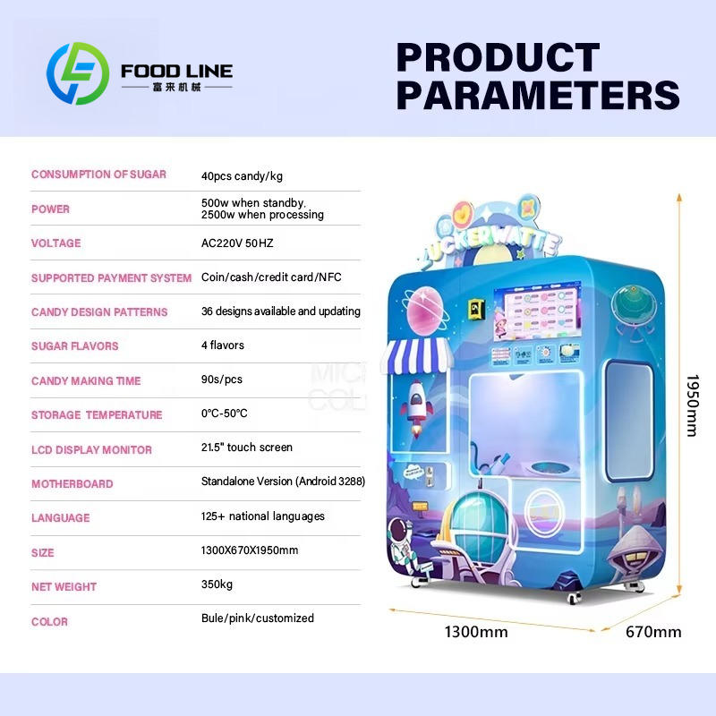 Customized Cotton Candy Vendin - Bill Acceptor Vending 评论和价格